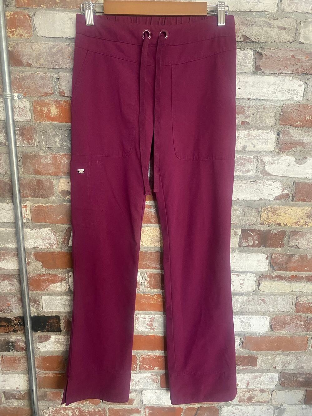 Grey's Anatomy by Barco Signature Scrub Pants Wine Burgundy XXS